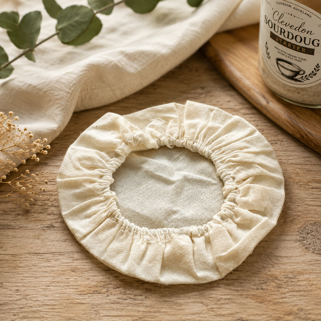 Reusable Sourdough Starter Jar Covers